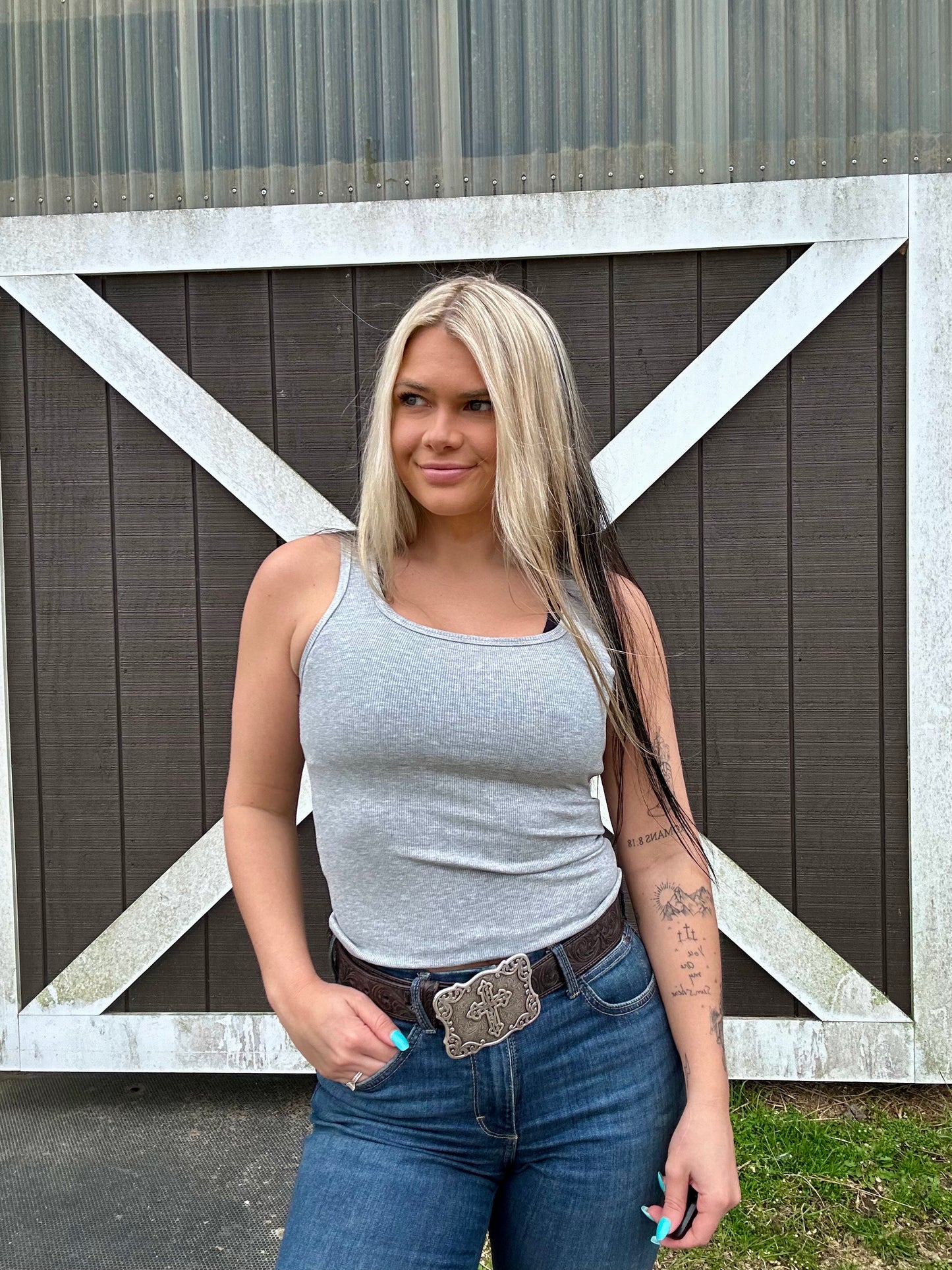 Ribbed Tight Fit Tank Tops
