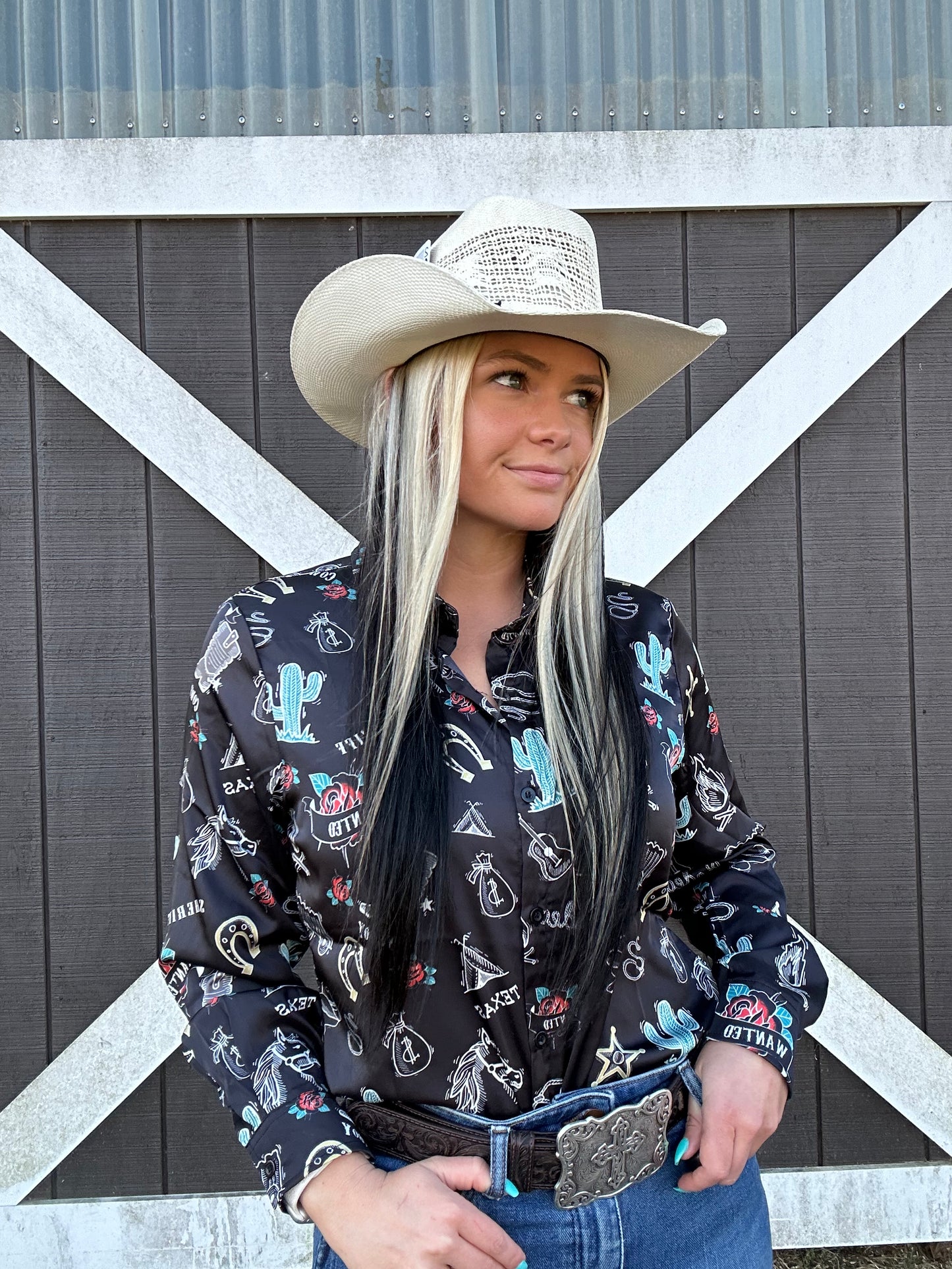 Texas Rodeo Button Down