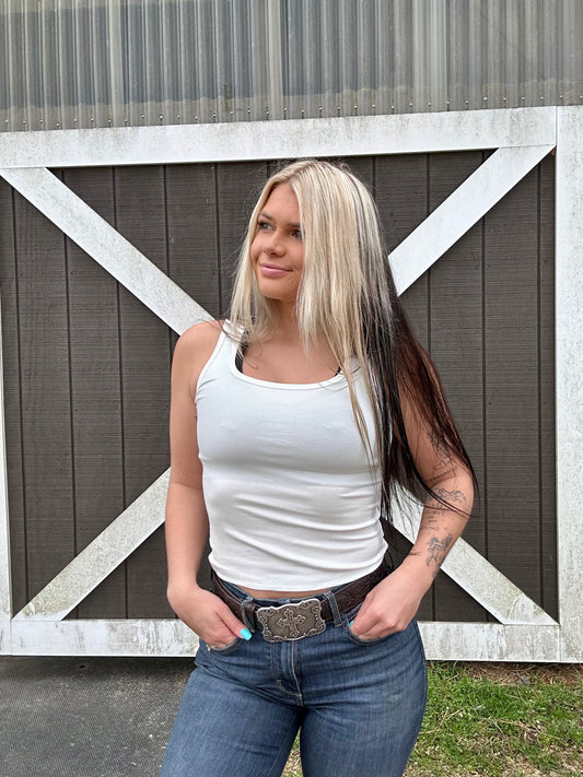 Ribbed Tight Fit Tank Tops